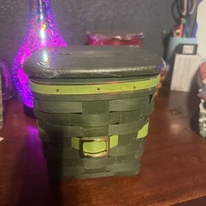 Longaberger Leprechaun Tall Tissue Basket